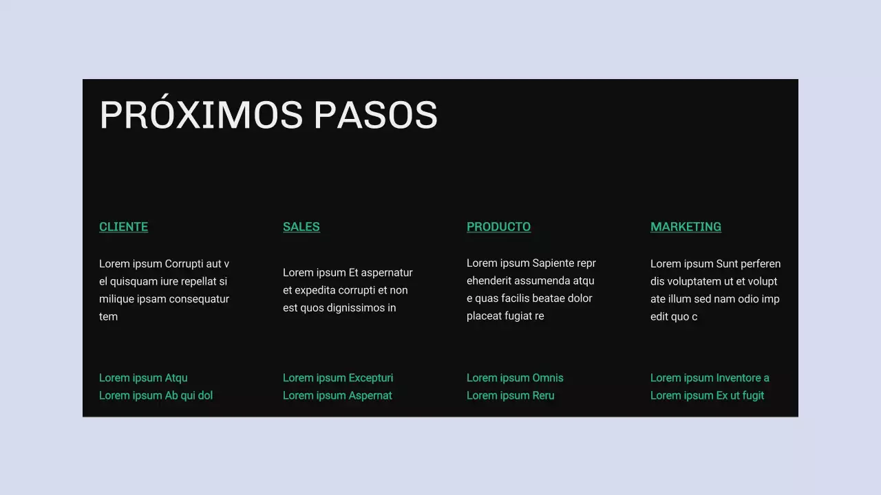 Informe OKR Verde y Azul Moderno