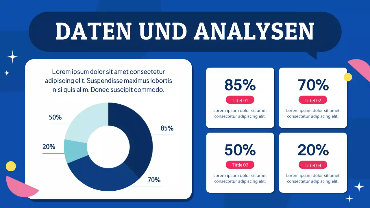 Blaues und rosafarbenes fettes Gruppenprojekt-Klassenmaterial