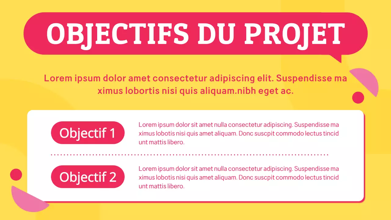 Projet de groupe bleu et rose en gras Matériel de classe