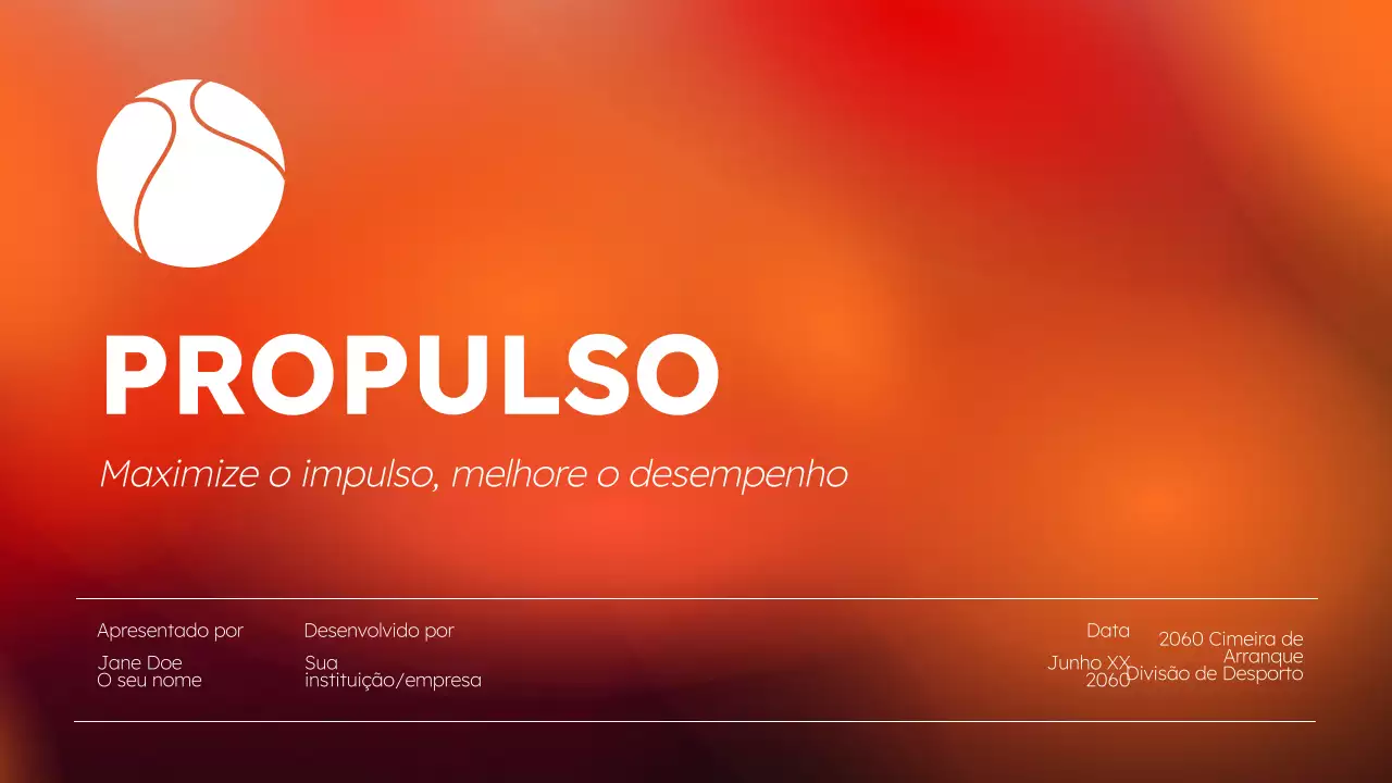 Laranja e preto Modern Sports and Fitness App Product Pitch
