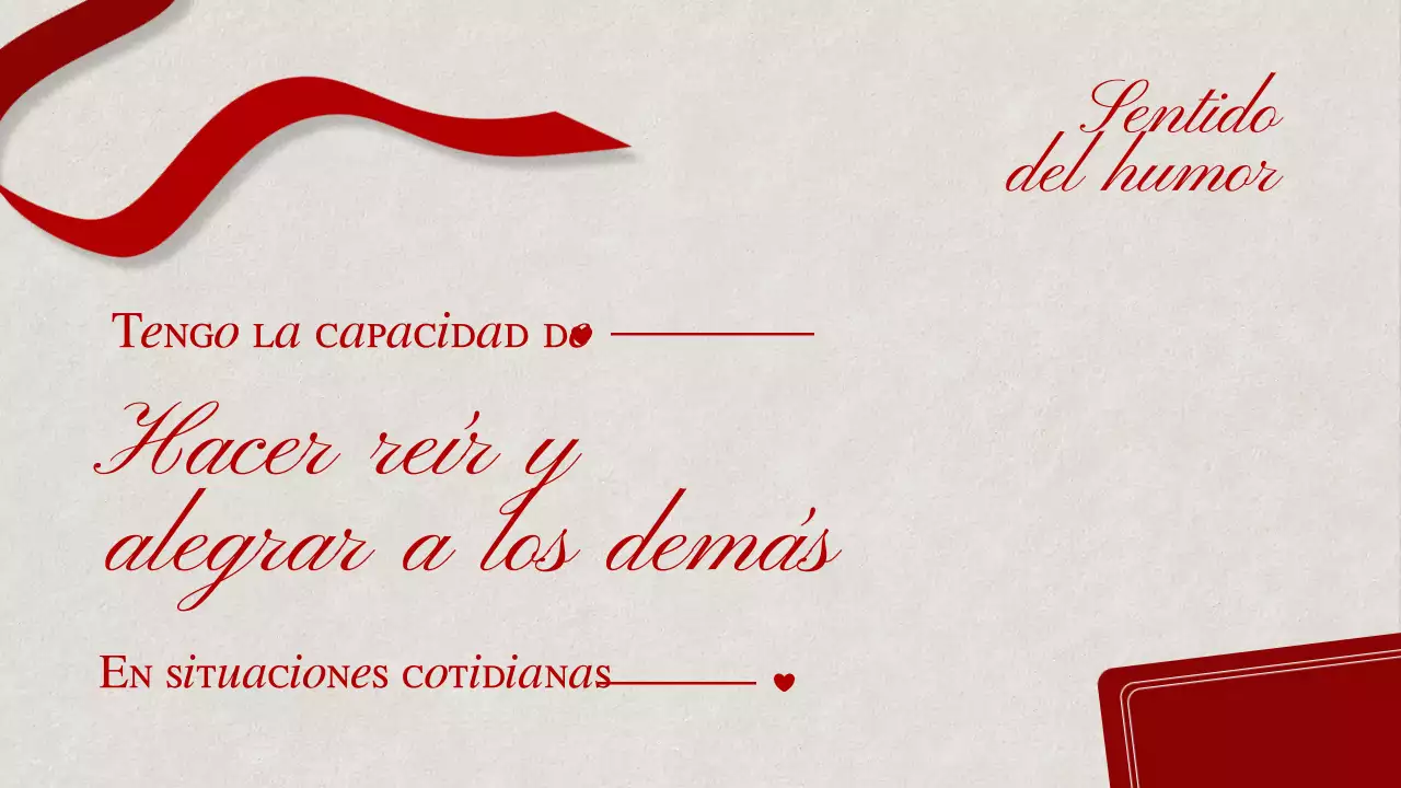 Rojo Blanco Elegante Auto Motivación Propuesta