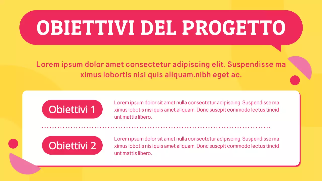 Materiale di classe per il progetto di gruppo in grassetto blu e rosa