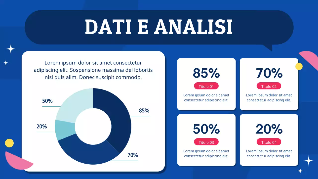 Materiale di classe per il progetto di gruppo in grassetto blu e rosa