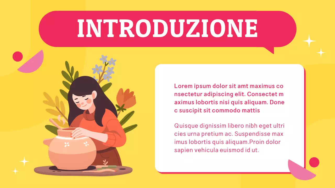 Materiale di classe per il progetto di gruppo in grassetto blu e rosa