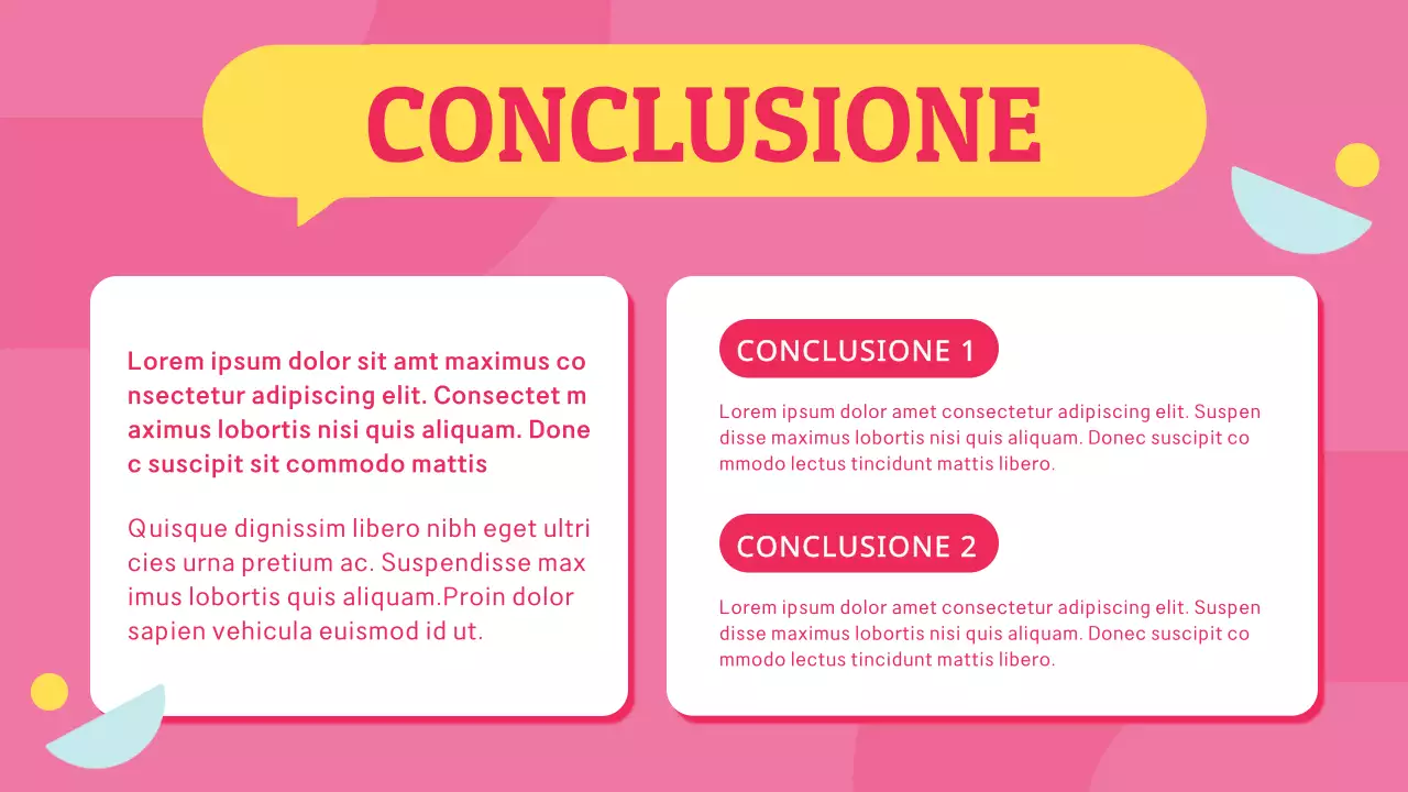 Materiale di classe per il progetto di gruppo in grassetto blu e rosa