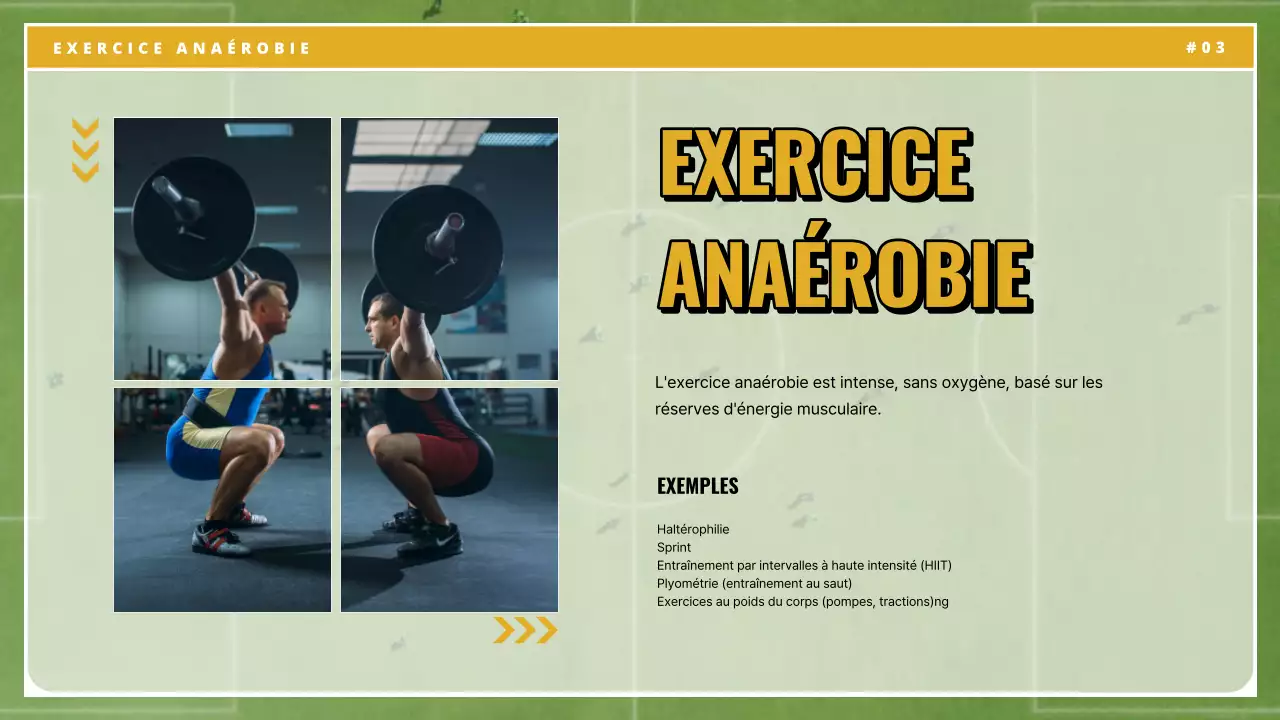 Matériel d'exercice vintage jaune vert