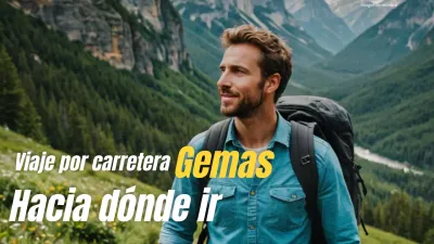 Guía Vlog de Viajes Modernos en Blanco y Amarillo