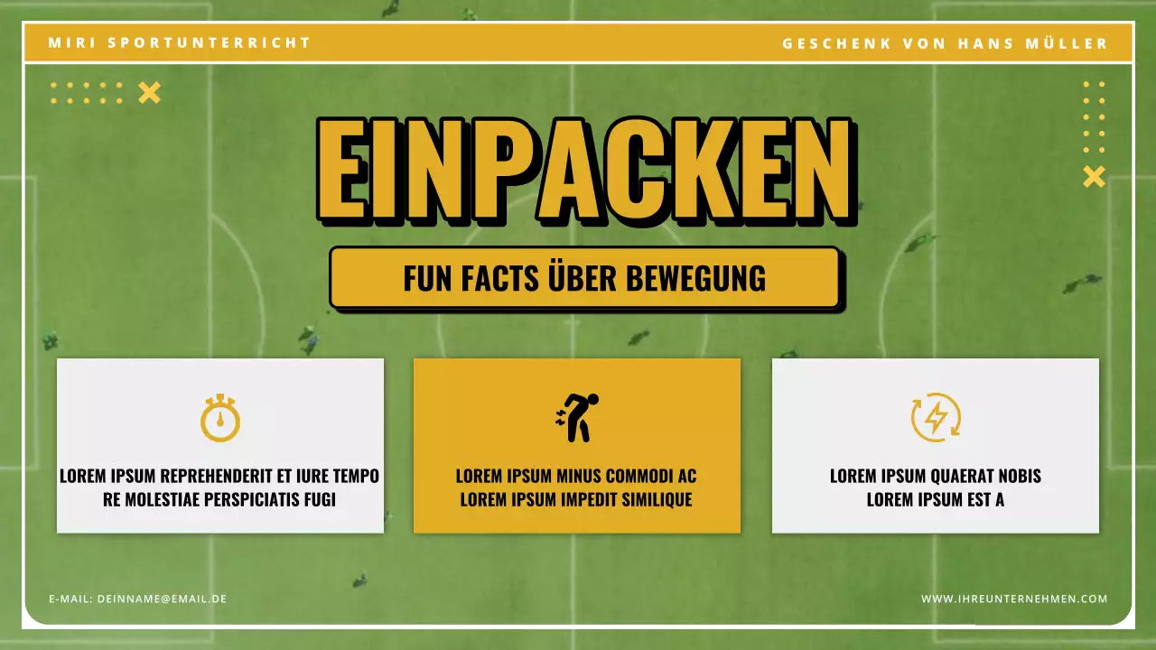 Gelbe grüne Vintage-Übung Wesentliche Klasse Materialien