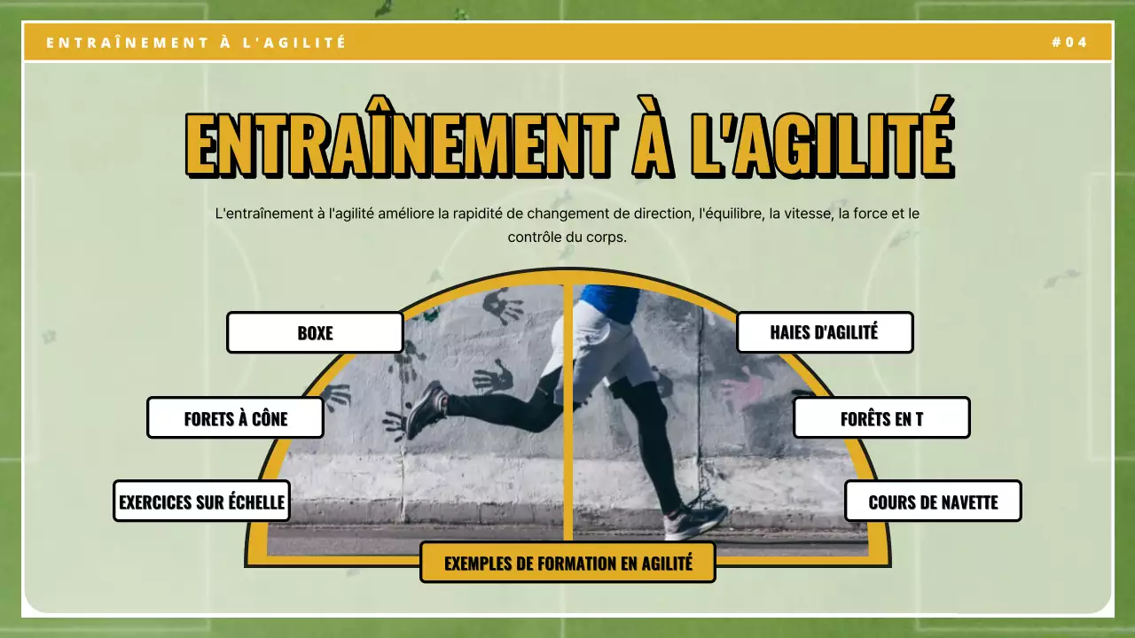 Matériel d'exercice vintage jaune vert