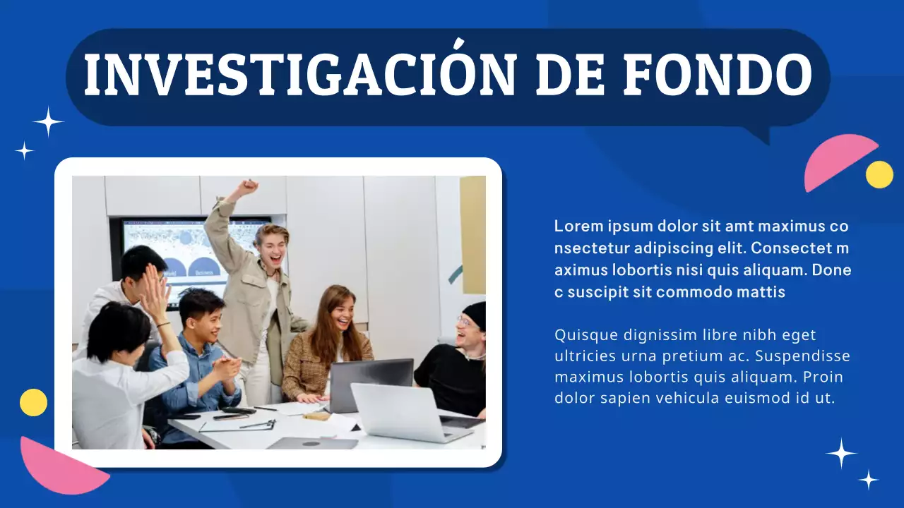 Azul y rosa negrita Proyecto de grupo Material de clase