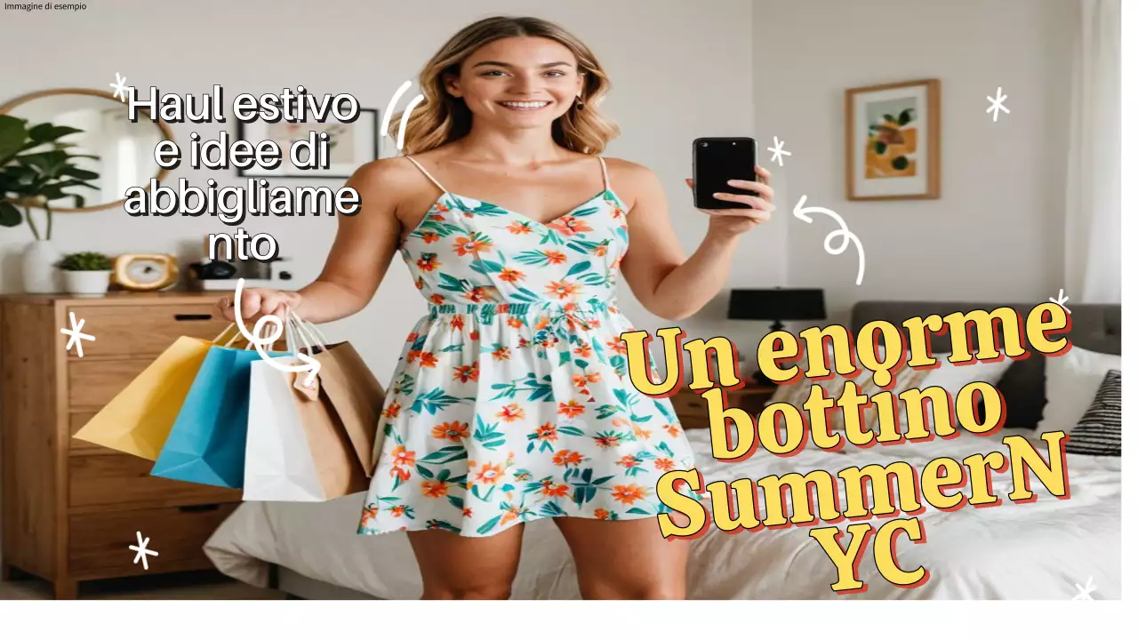 Video della moda moderna in giallo e bianco