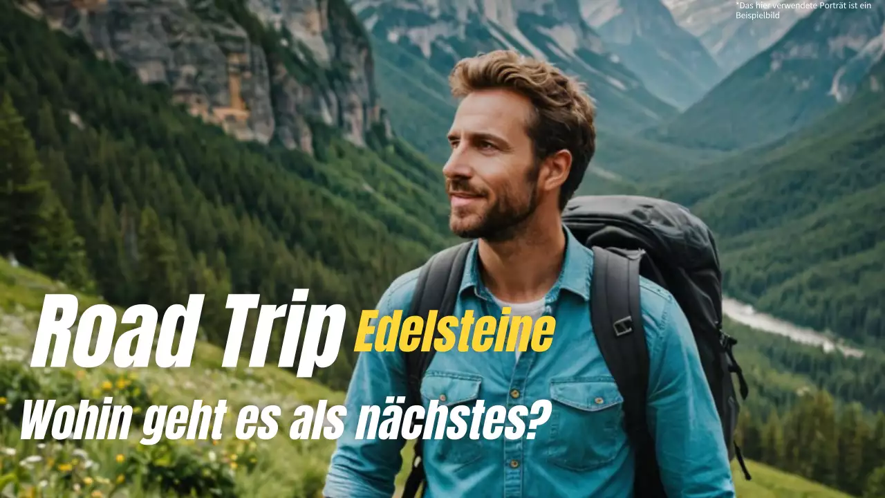 Gelb-weißer moderner Reise-Vlog-Führer