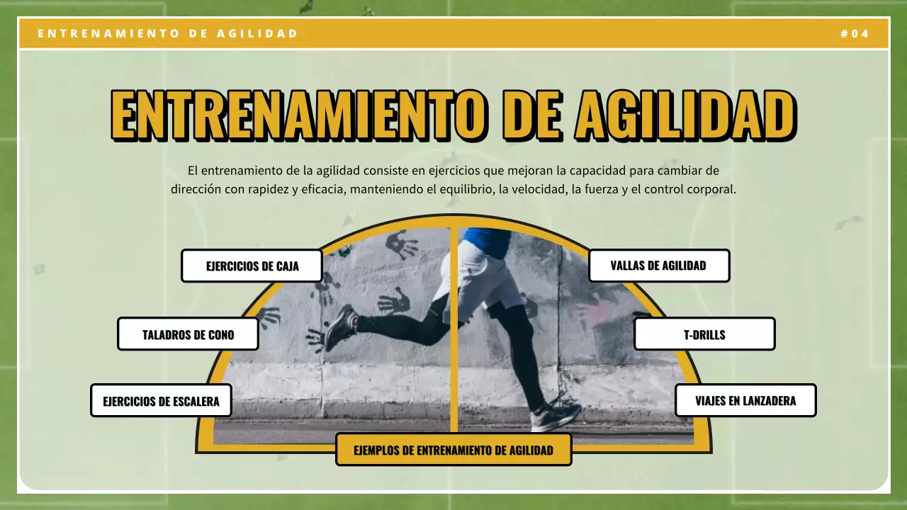 Amarillo verde vintage exercise essentials material de clase