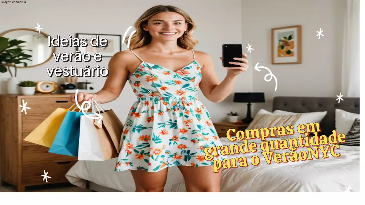 Vídeo de moda moderna em amarelo e branco