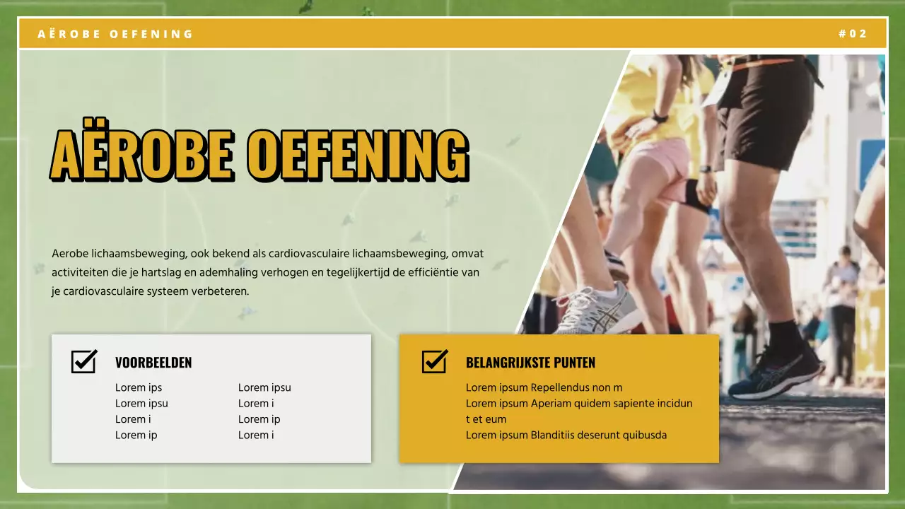 Geelgroen vintage oefenmateriaal voor lessen