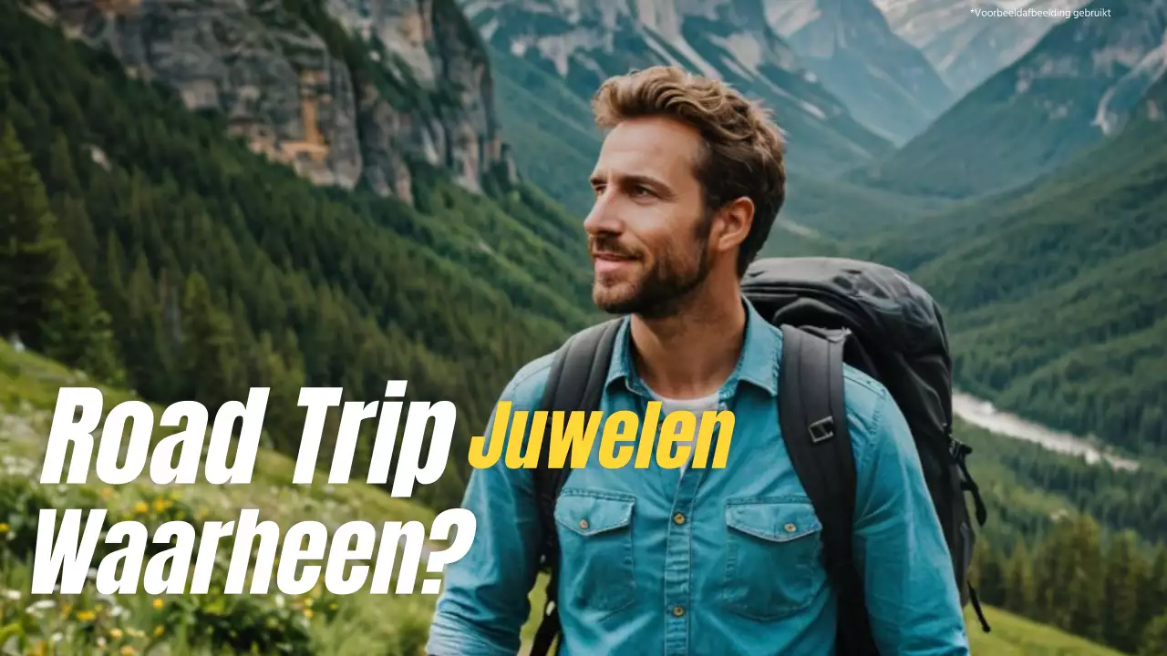 Gele en witte moderne reisvloggids