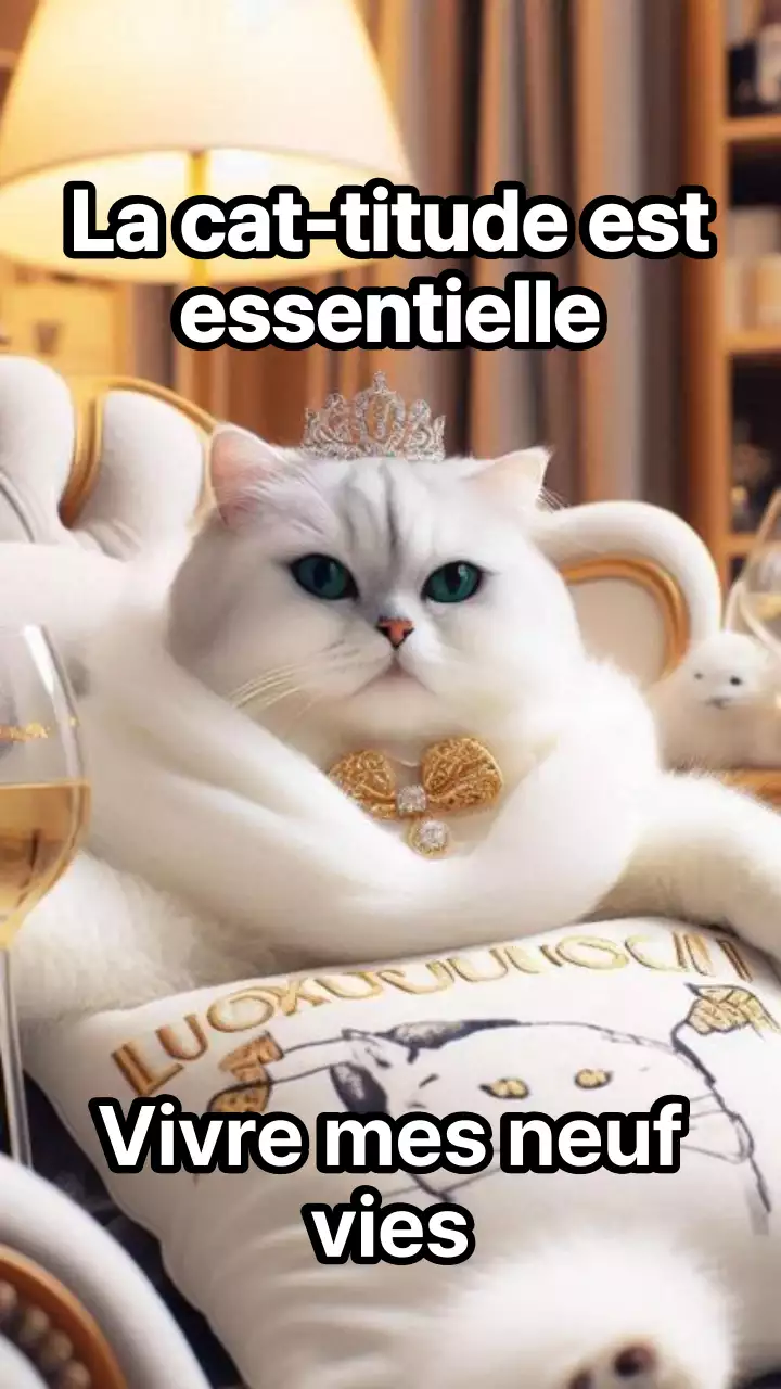 or blanc simple célébration de la journée internationale du chat campagne de mèmes