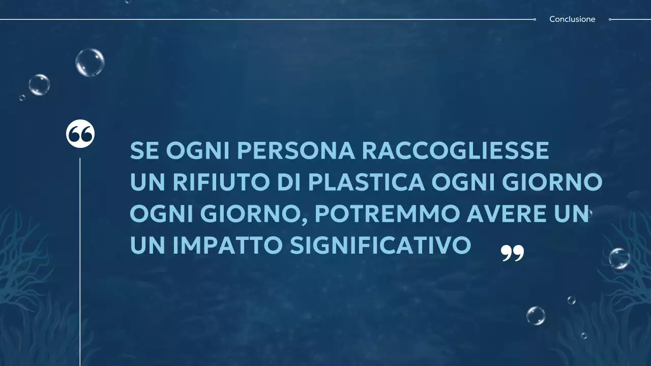 Materiale moderno blu e bianco per la protezione degli oceani