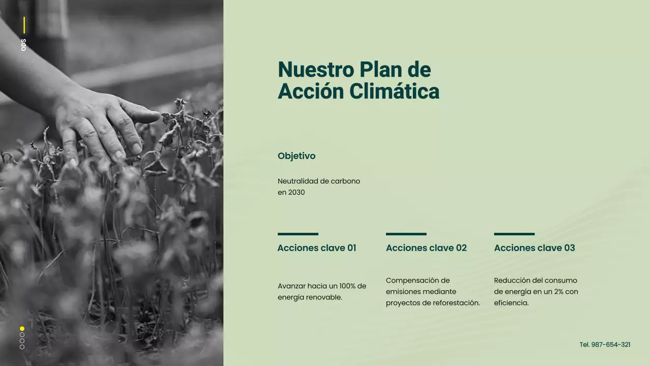 Campaña Verde y Amarillo Mínimo para los Objetivos de Desarrollo Sostenible