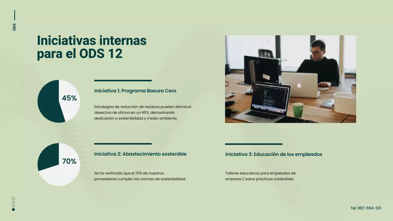 Campaña Verde y Amarillo Mínimo para los Objetivos de Desarrollo Sostenible