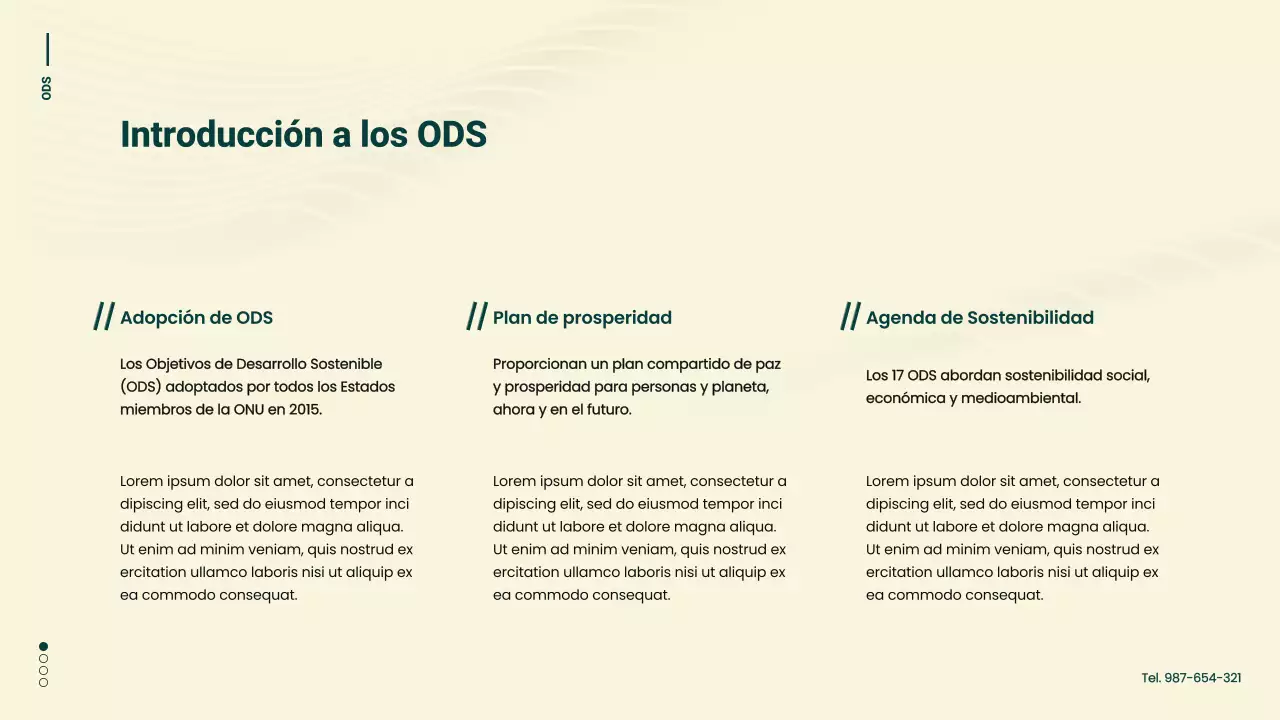 Campaña Verde y Amarillo Mínimo para los Objetivos de Desarrollo Sostenible