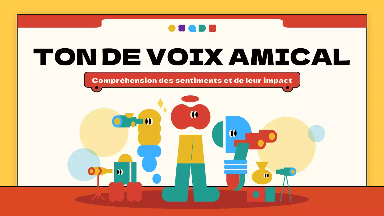 Jaune et rouge, simple, moderne, émotionnel, introduction au matériel de classe