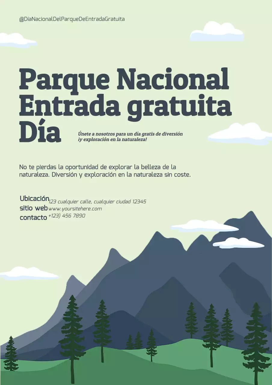 Promoción del Día de Entrada Gratuita al Parque Nacional Natural Verde Negro