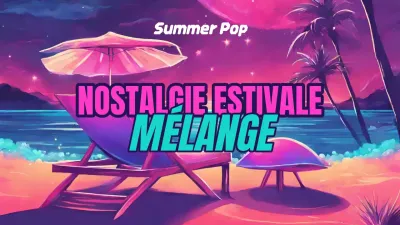 Pink Purple Pop Summer Song Playlist Cover