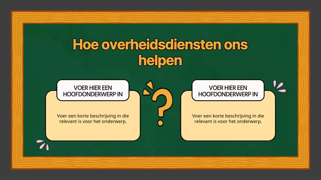 Groen Geel Eenvoudig Maatschappijleer Presentatie