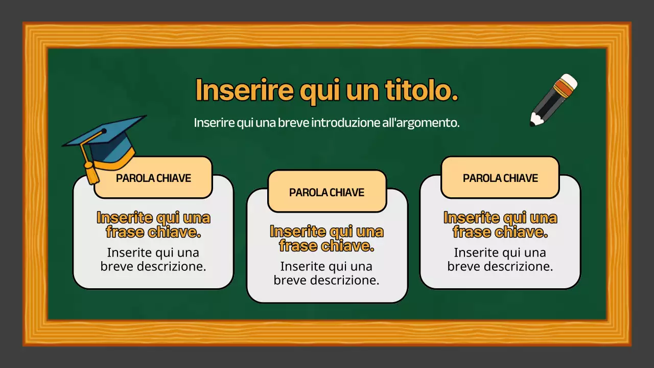 Verde Giallo Semplice Presentazione della classe di studi sociali