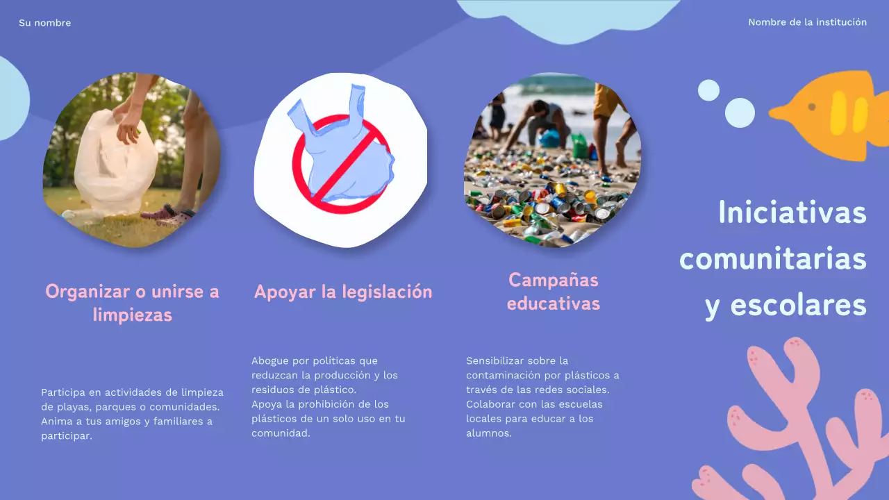 Materiales de estudio de los residuos de plástico natural azul cielo y morado