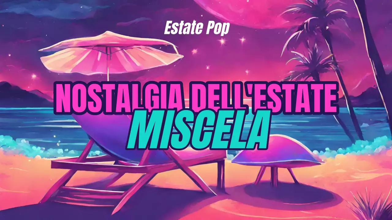 Rosa Viola Pop Estate Canzone Playlist Cover