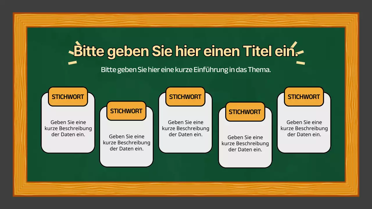 Grün-Gelb Einfache Präsentation für den Sozialkundeunterricht