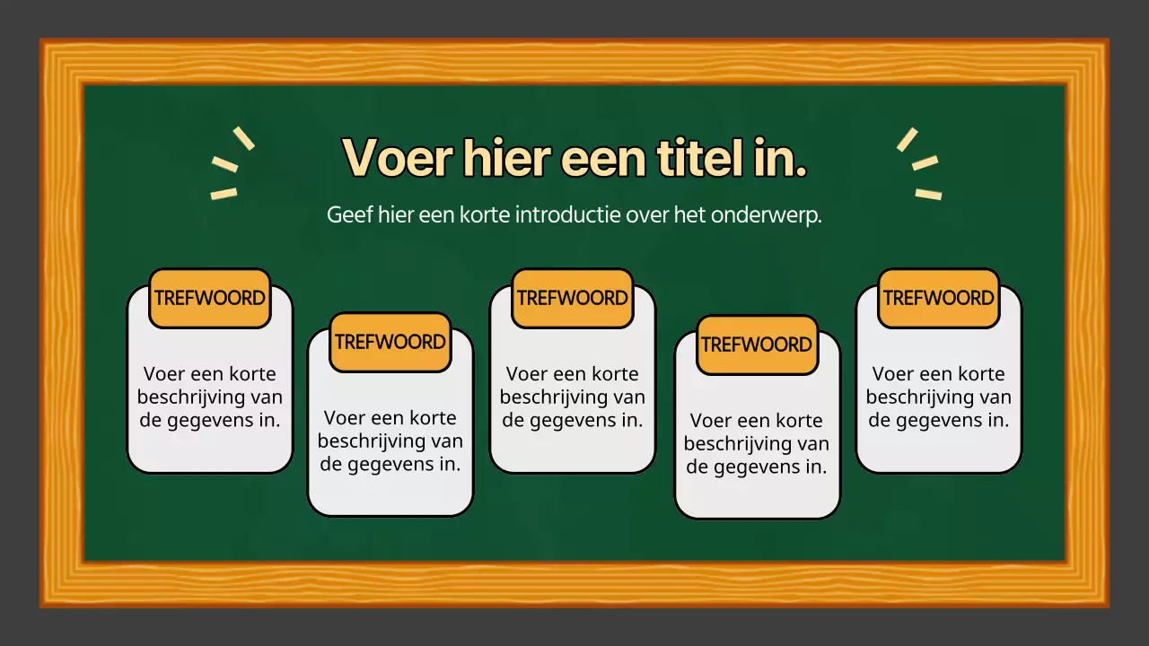 Groen Geel Eenvoudig Maatschappijleer Presentatie