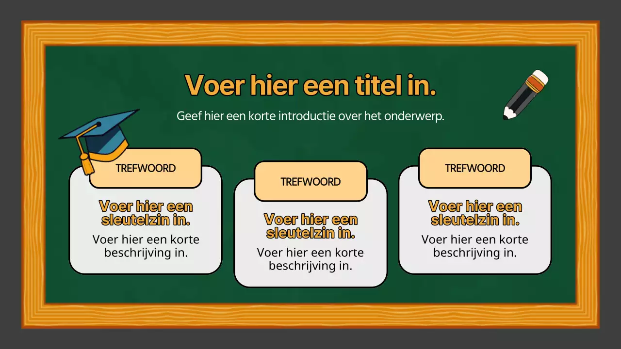 Groen Geel Eenvoudig Maatschappijleer Presentatie