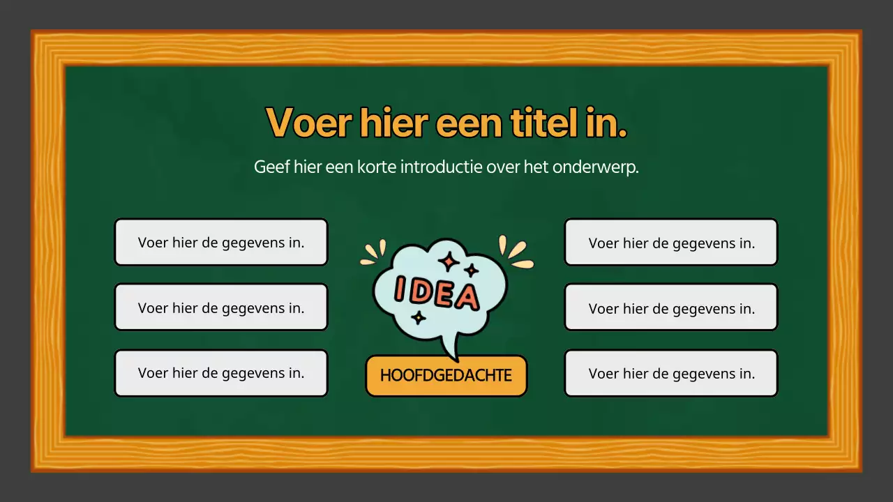 Groen Geel Eenvoudig Maatschappijleer Presentatie