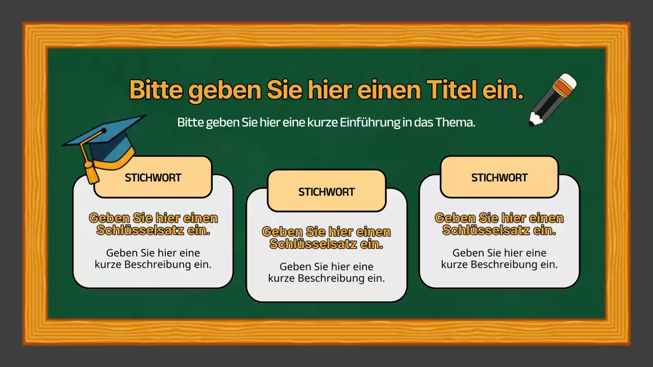 Grün-Gelb Einfache Präsentation für den Sozialkundeunterricht