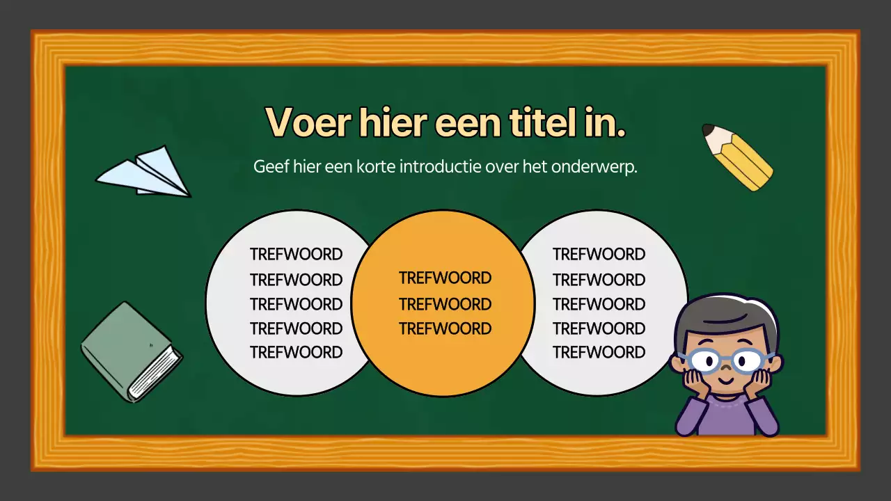 Groen Geel Eenvoudig Maatschappijleer Presentatie