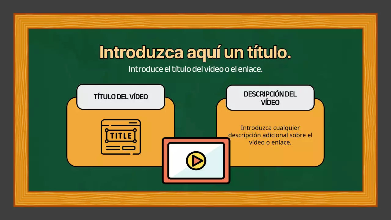 Verde Amarillo Presentación sencilla de la clase de estudios sociales