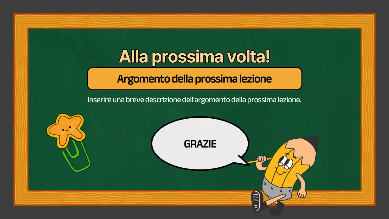 Verde Giallo Semplice Presentazione della classe di studi sociali