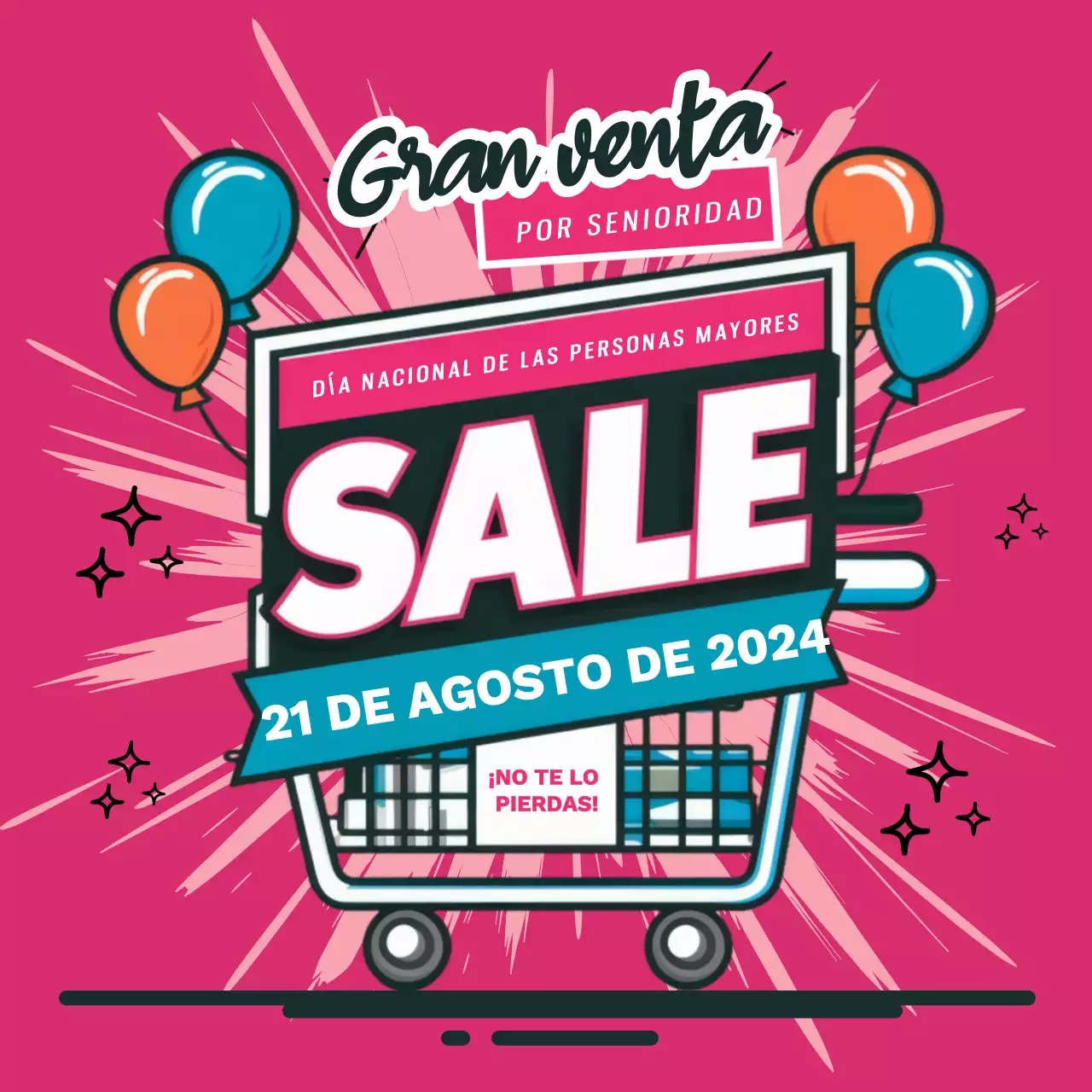 Promoción de grandes rebajas por el Día Nacional de las Personas Mayores