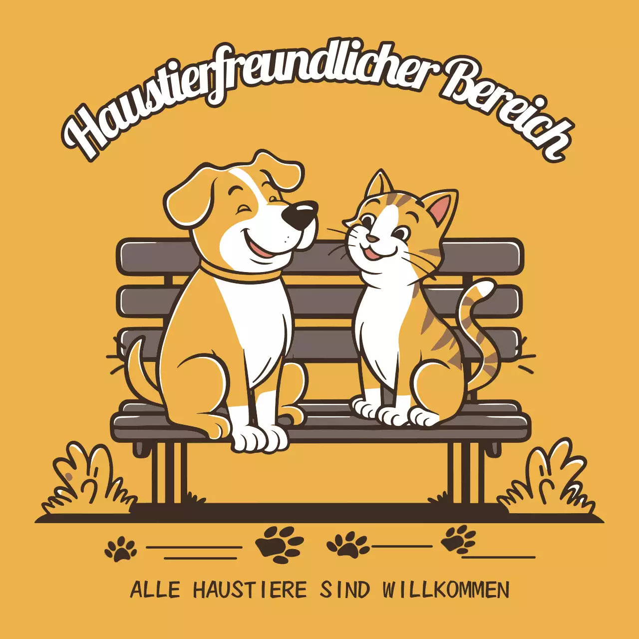 Brown Animation Haustierfreundliche Werbung