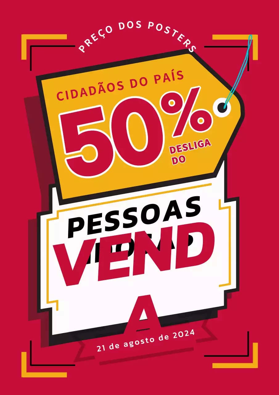 Promoção de saldos do Dia Nacional do Idoso Red Bold