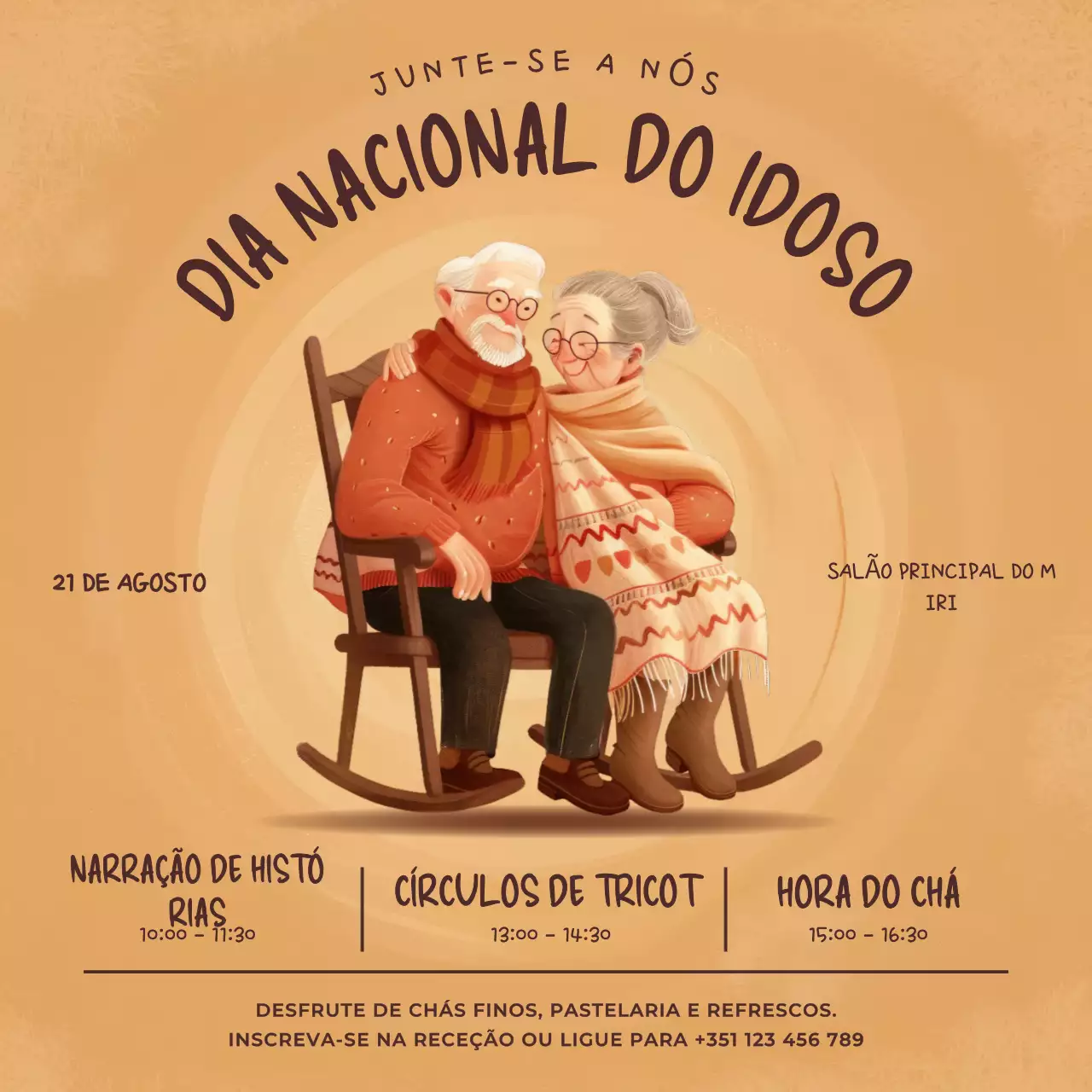 Promoção do evento "Brown Plain National Senior Citizens Day