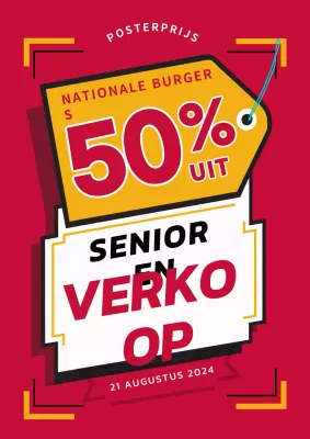 Red Bold Nationale Senior Citizens Day Uitverkoopactie