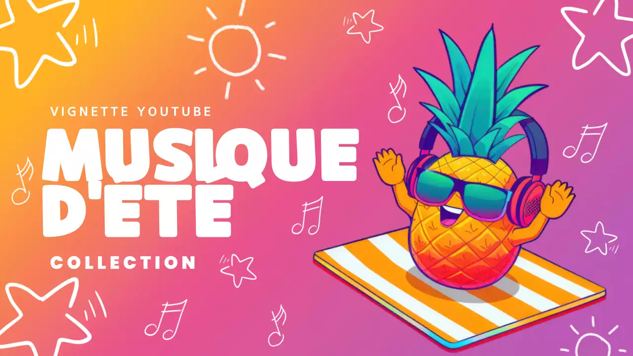 Bright Bold Summer Music Collection Template