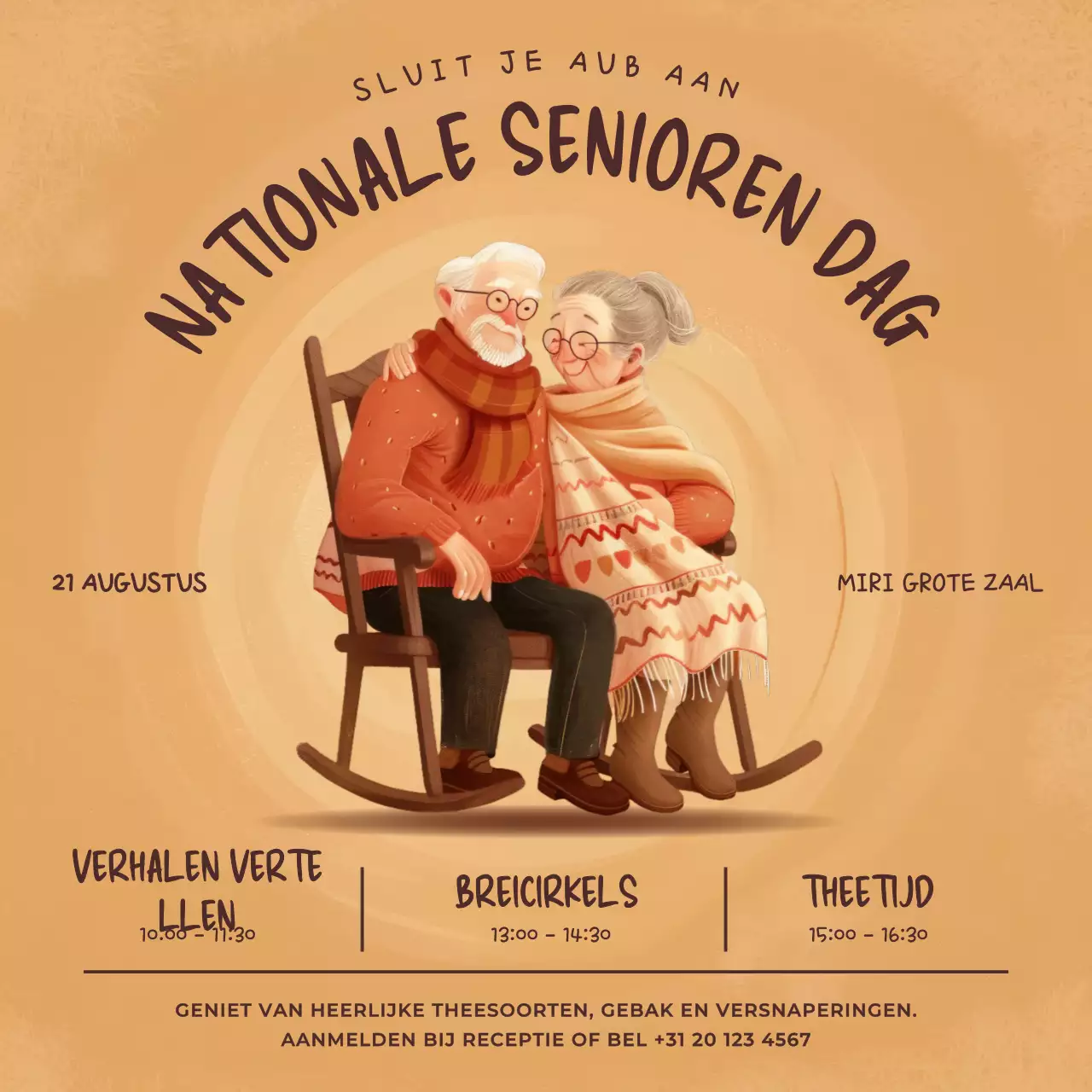 Brown Plain Nationale Senior Citizens Day Promotie-evenement