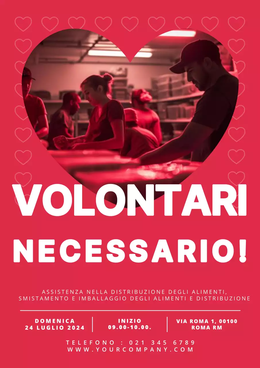 promozione moderna biancorossa: volontari necessari