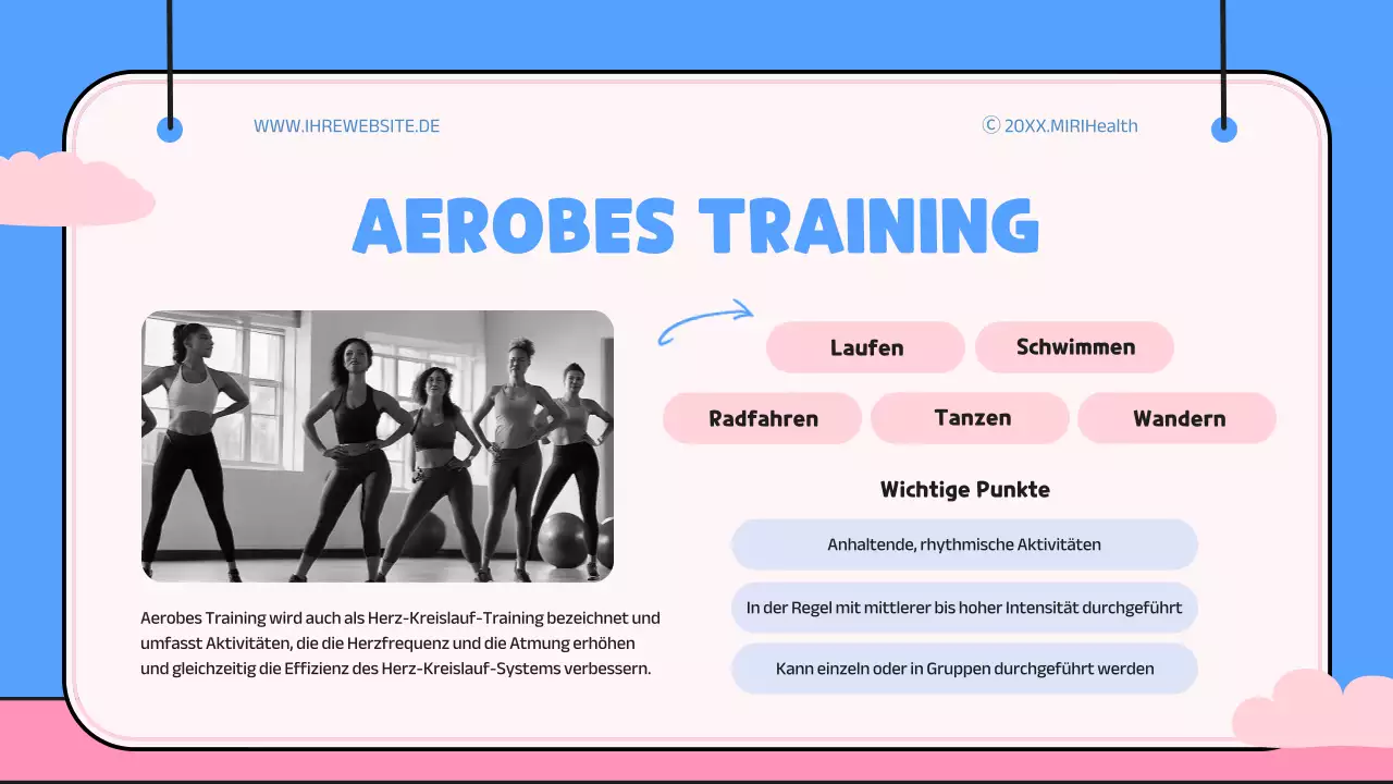 Blaues und rosafarbenes, verspieltes Anschauungsmaterial zum Nutzen der Übung