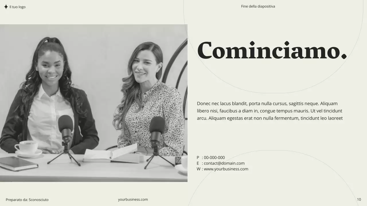 Beige Khaki Verde Minimal Estetico Moderno Pulito Coaching Seminario Consulenza Proposta